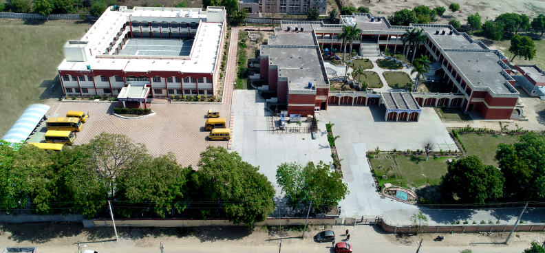 Aerial view of School